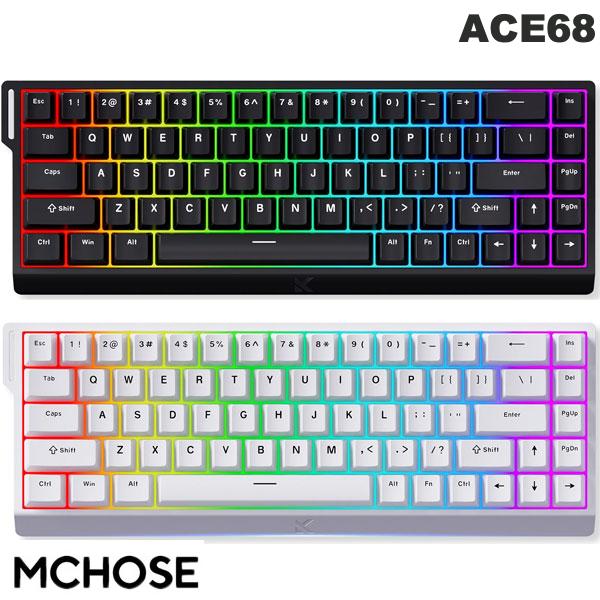 楽天市場】ゲーミングキーボード ラピッドトリガー 黒 白 有線 MCHOSE