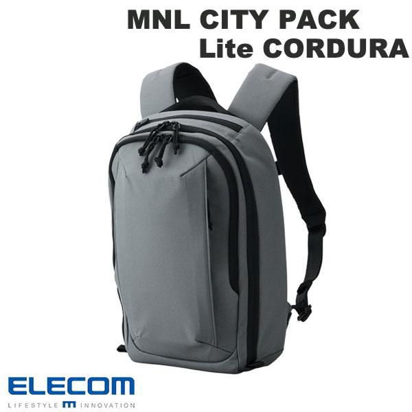 [トラベル]ELECOM エレコム バックパック MNL CITY PACK Lite CORDURA recor 14inch 14L チャコール # BM-MNLBP04DGY エレコム リュック ノートパソコン ノートPC 収納可能 多機能 メッシュポケット 仕事 旅行 軽量｜Apple専門店 キットカット