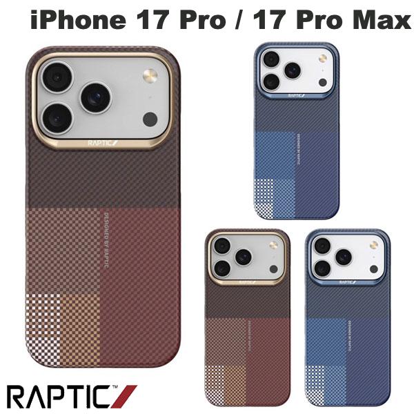 ［2025］ RAPTIC iPhone 17 Pro / 17 Pro Max Aramid Skin マグネット搭載耐衝撃ケース ラプティック (スマホケース・カバー)｜Apple専門店 キットカット