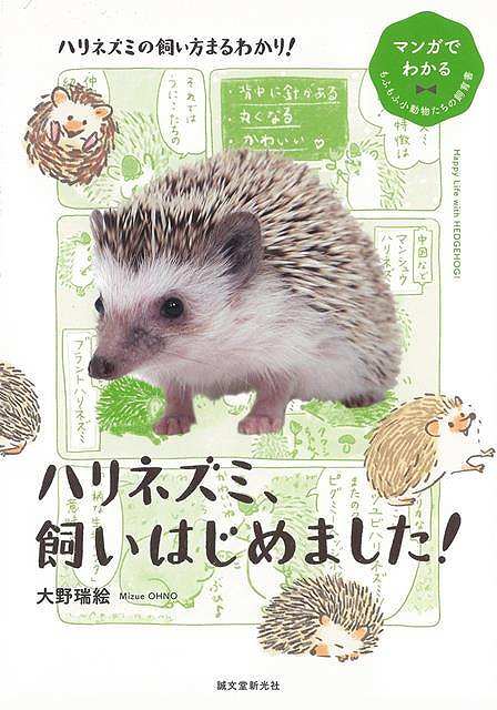 楽天市場】かわいい ハリネズミと暮らす本【飼育本】 ハリネズミ 書籍