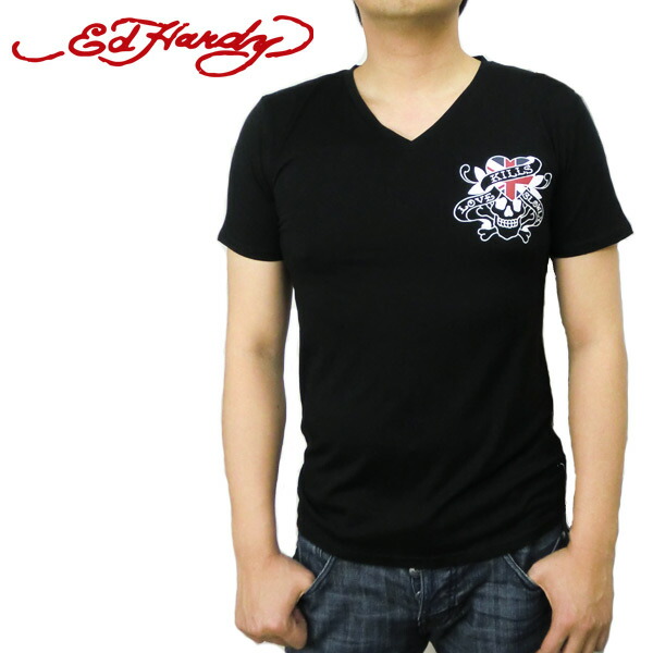 【Vネック半袖Tシャツ タイガー/黒】エドハーディー5011 2025年最新】エドハーディー Tシャツ Vネックの人気アイテム