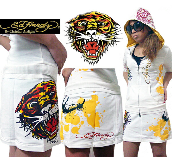 Ed Hardy エドハーディー 迷彩 ミニスカート レディース Ed Hardy エドハーディー 迷彩 ミニスカート レディース (Ed