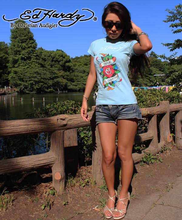 楽天市場】エドハーディー Tシャツ レディース Ed Hardy