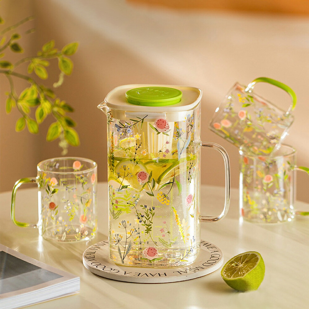 楽天市場】ピッチャー 北欧 耐熱 TEA ティー ドリンク ピッチャー M