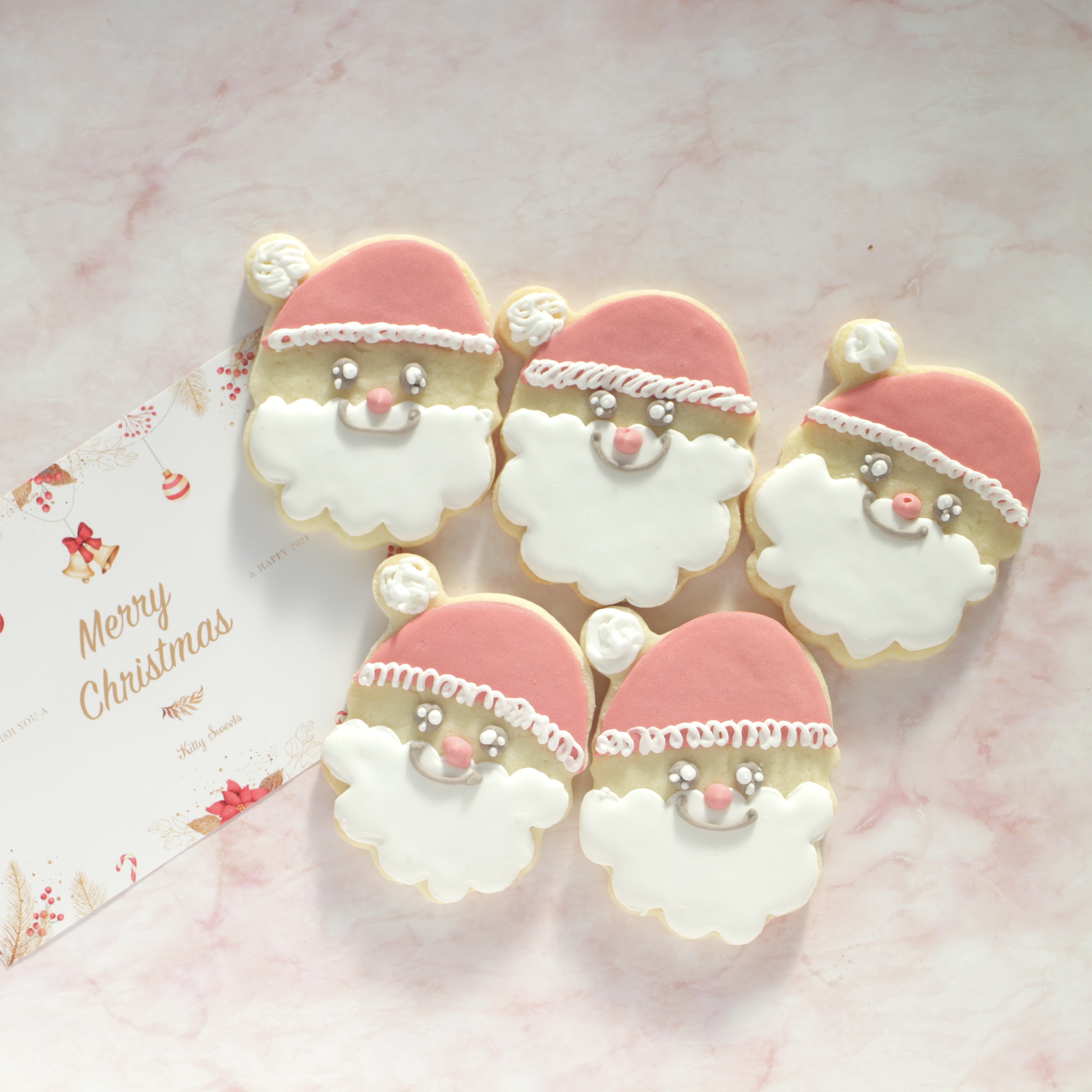 アイシングクッキー クリスマス サンタ 手土産 オーダー プチギフト 