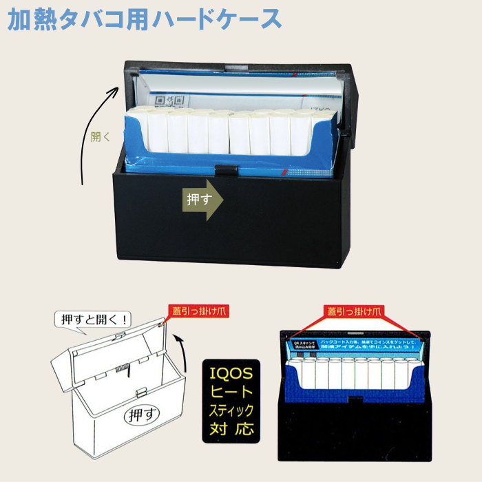 本店は 加熱式タバコ用ハードケース 全2色 アイコス カートリッジ ケース 樹脂製 アイコスヒートスティック  whitesforracialequity.org