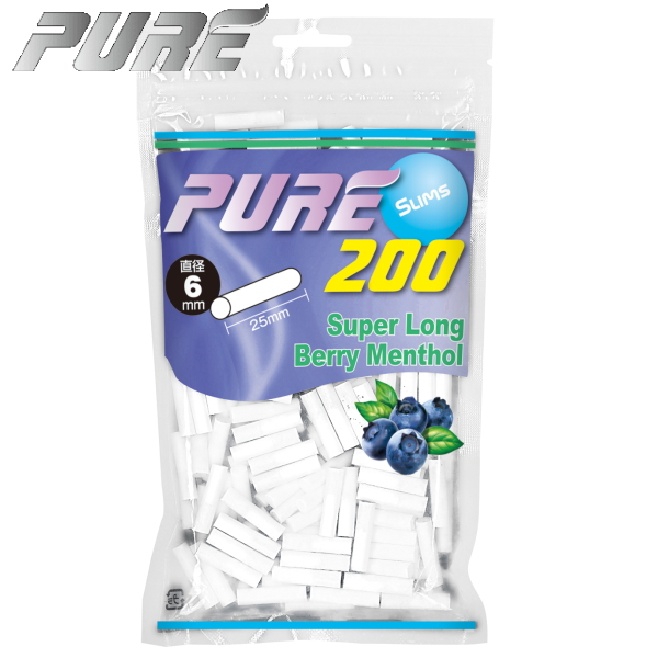 2022年最新海外 pure ピュア レギュラー チャコール 手巻きタバコ用フィルター120個入り 2個セット