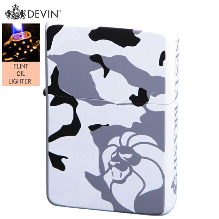 NESTA ネスタブランド オイルライター 迷彩 B DXN-COW マットグレー カモフラ