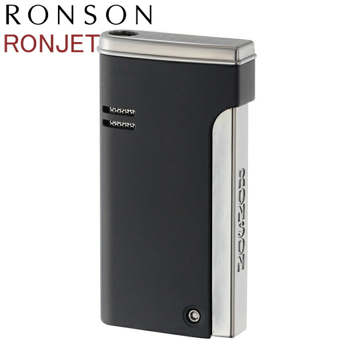 RONSON ロンソン RONJET ロンジェット R29-1012 ブラックマット 黒 ブラック バーナーフレーム ガスライター ターボライター メンズ ギフト