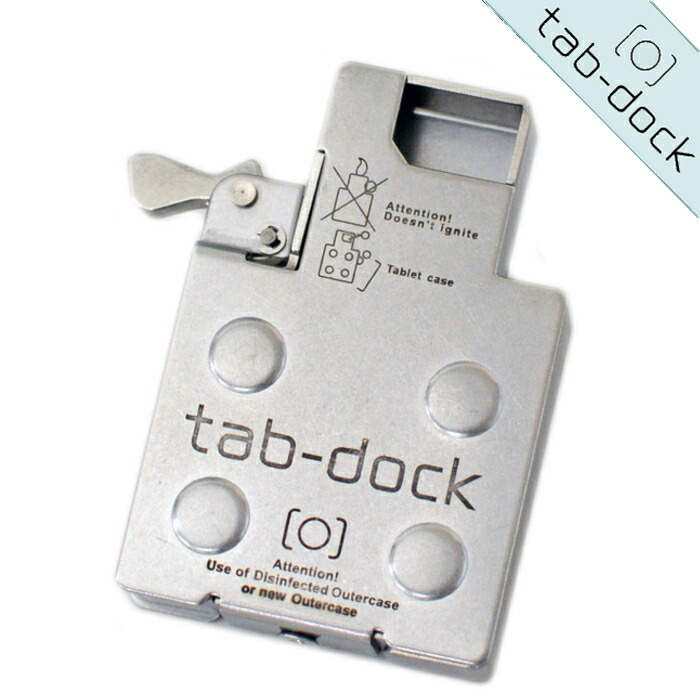tabdock タブドック ミントケース ZIPPOインサイドユニット型 サージカルメタル製 サプリメントケース tab-dock.メンズ ギフト