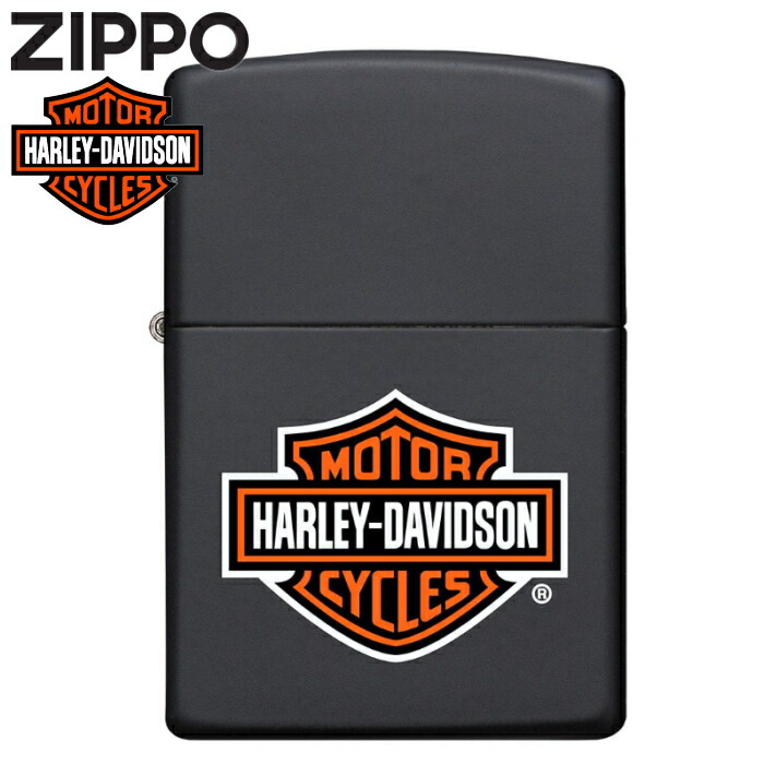 ZIPPO ハーレーダビッドソン HD-218HD.H252 ジッポーライター 正規品 HARLEY-DAVIDSON Logo ロゴ ブラックマット 渋いジッポーライター メンズ ギフト