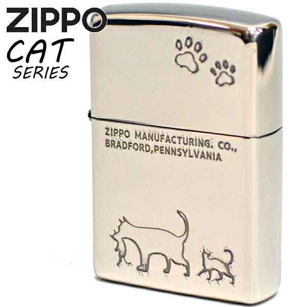 ジッポ　キャットウォーク柄 ジッポー キャットウォーク 2BS-CATW