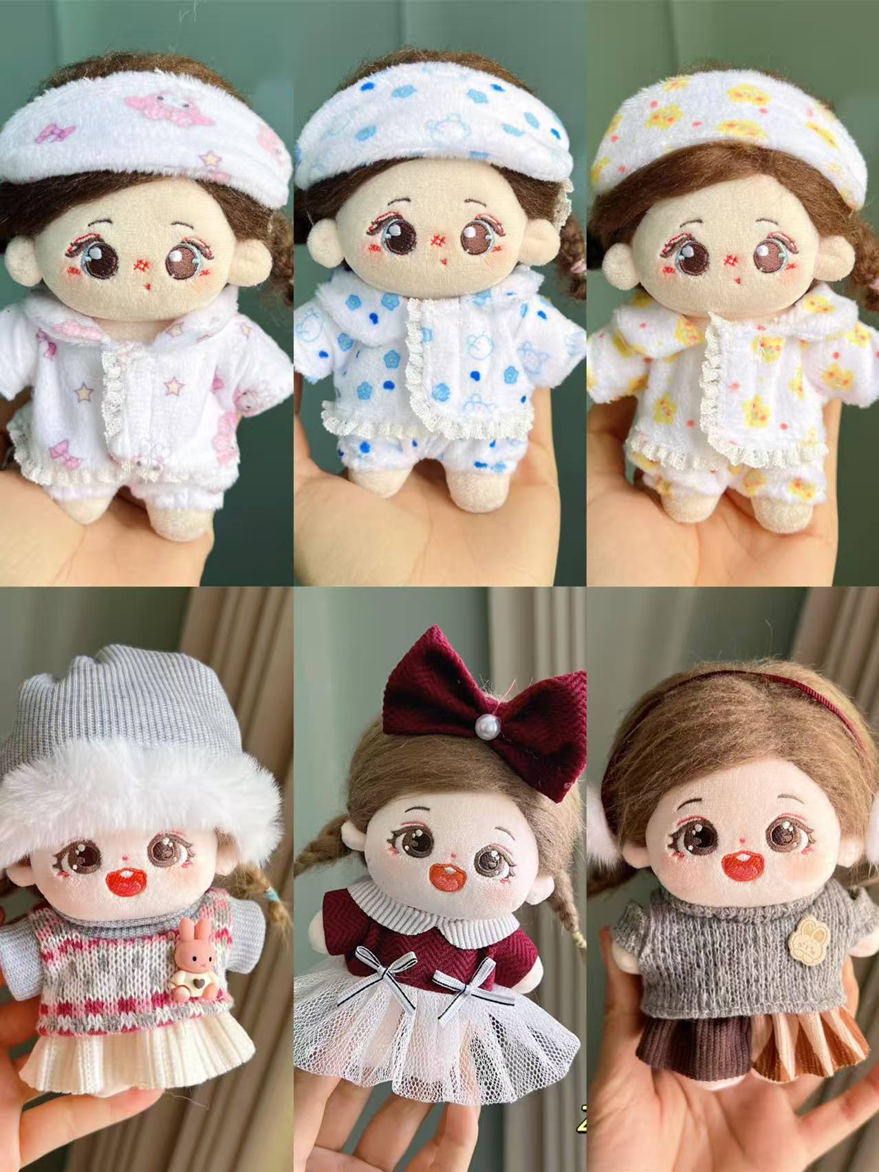 楽天市場】ぬい服 小さい コスチューム10cm 綿花の人形 コットン