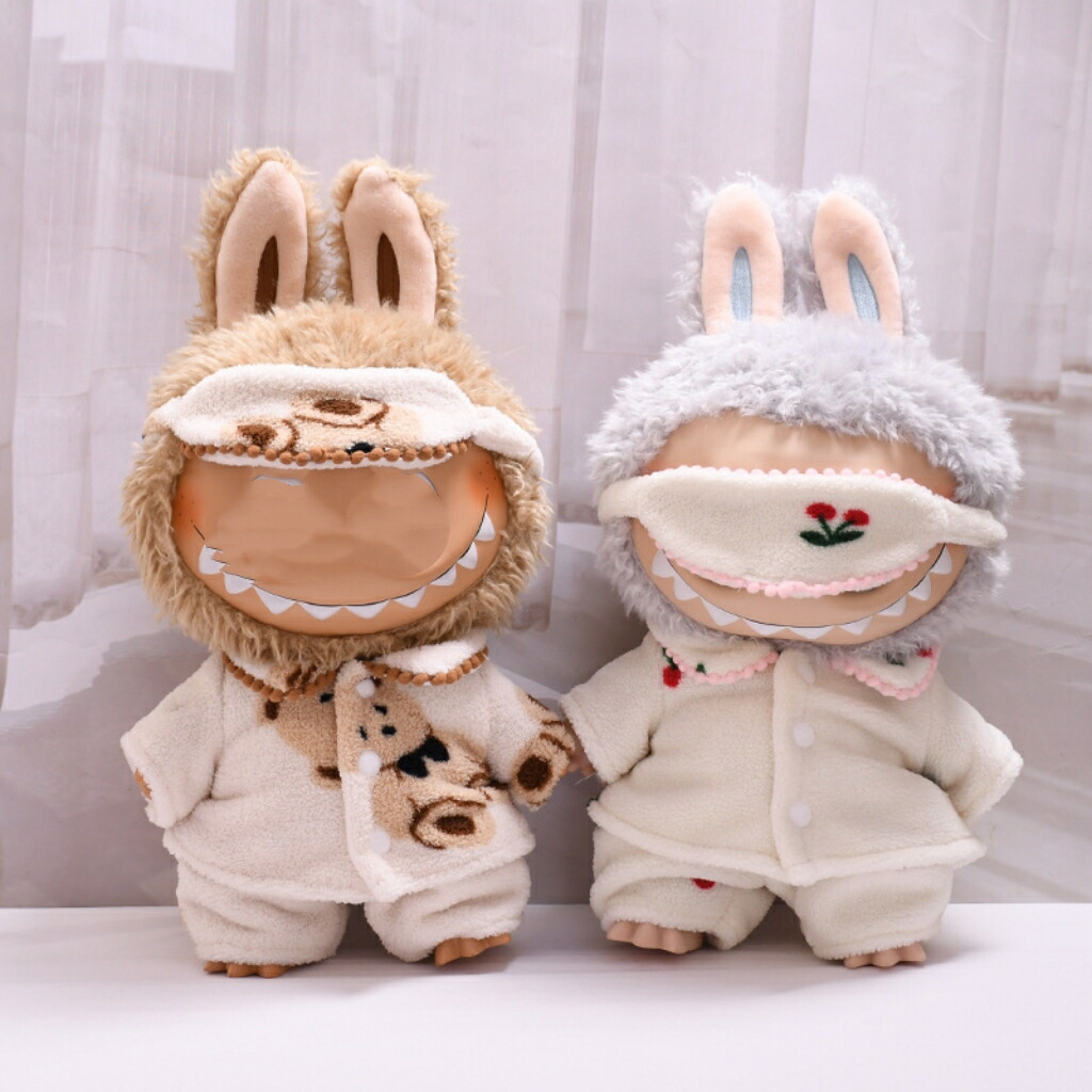 楽天市場】LABUBU TIME TO CHILL ぬいぐるみ用服 LABUBU ラブブ 洋服