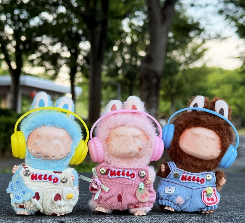 楽天市場】THE MONSTER PIN FOR LOVE ぬいぐるみ用服 LABUBU 4代ラブブ