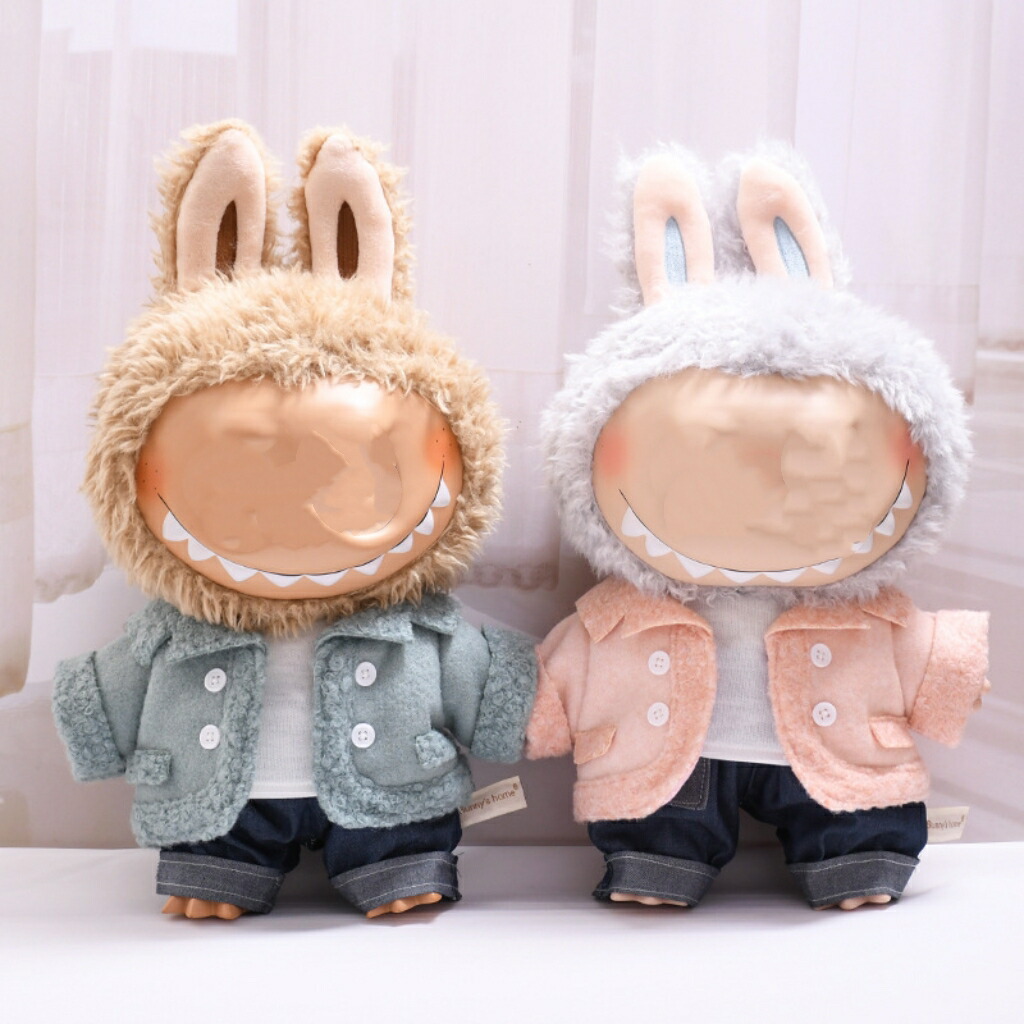 楽天市場】LABUBU TIME TO CHILL ぬいぐるみ用服 LABUBU ラブブ 洋服