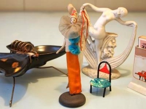 多色 陶器製 ピエロ像 楽天市場】【アウトレット】陶磁器人形「ピエロ」 [ 高さ17.5cm