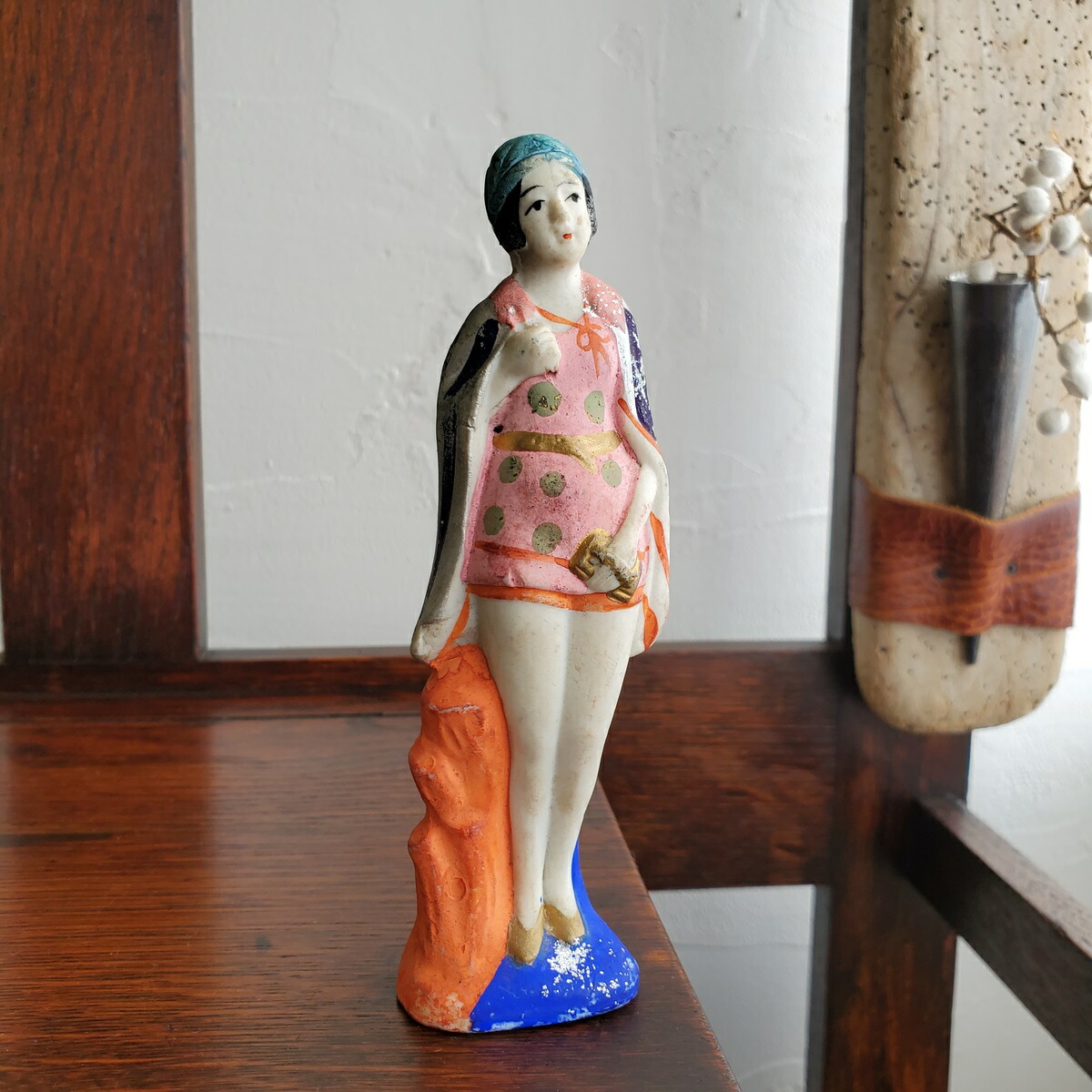 楽天市場】着物美人 夢二土人形 a ／モダン ガール 昭和レトロ 大正