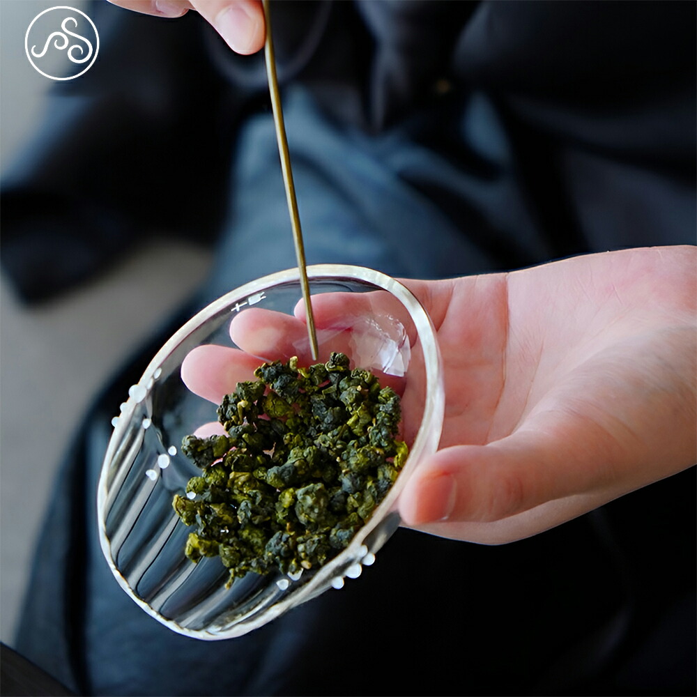 IwaiLoft 十卿 Glass Art 工芸作家作品 耐熱ガラス 夢 茶合 さごう 茶量 お茶 茶葉 茶箕 中国茶 茶道具 中国茶器 茶則 台湾 茶雑貨 おしゃれ 茶器 手作り 茶芸 ティータイム 煎茶道具 送料無料 化粧箱付き 5,818円