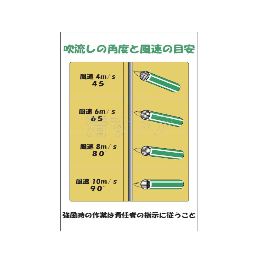 公式ショップ】 吹流し 緑白 300φ×1200mm メッシュ付き アラオ AR-1211 吹き流し grundbibeln.se