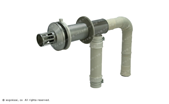 【石油ＦＦ給湯器用】φ70交換用ウォールトップセット（据置型）｜住宅専門金物卸販売　キザイ本舗