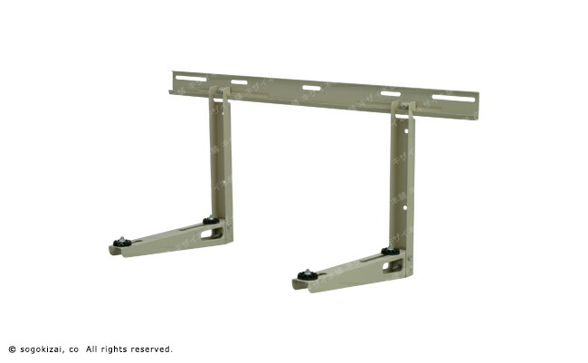 楽天市場 メック エアコン室外機設置架台 クイックキーパー 壁掛用架台 60kg以下 3 2kw級以下 粉体塗装仕上げ 住宅専門金物卸販売 キザイ本舗