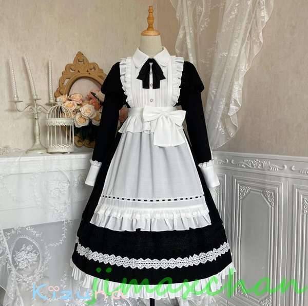 新生きて行く 夏時 夏/Lolita系 御手伝いさん喫茶店/衣装 jsk /ロリータ トップス 萌え レディース ゴスロリ ロリータ流行り物 化けの皮 トップス 吊りス