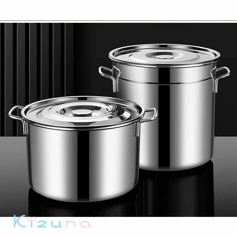 楽天市場】送料無料 寸胴鍋 業務用 ステンレス 49.5cm ふた付き 98L