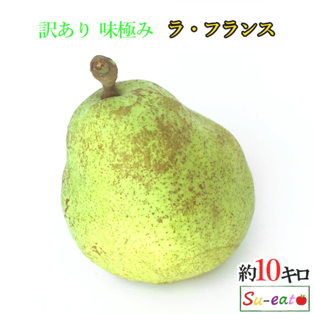 10月中旬　ラ・フランス 訳あり 洋梨 減農薬 10キロ  レビューを書いたら200円クーポン