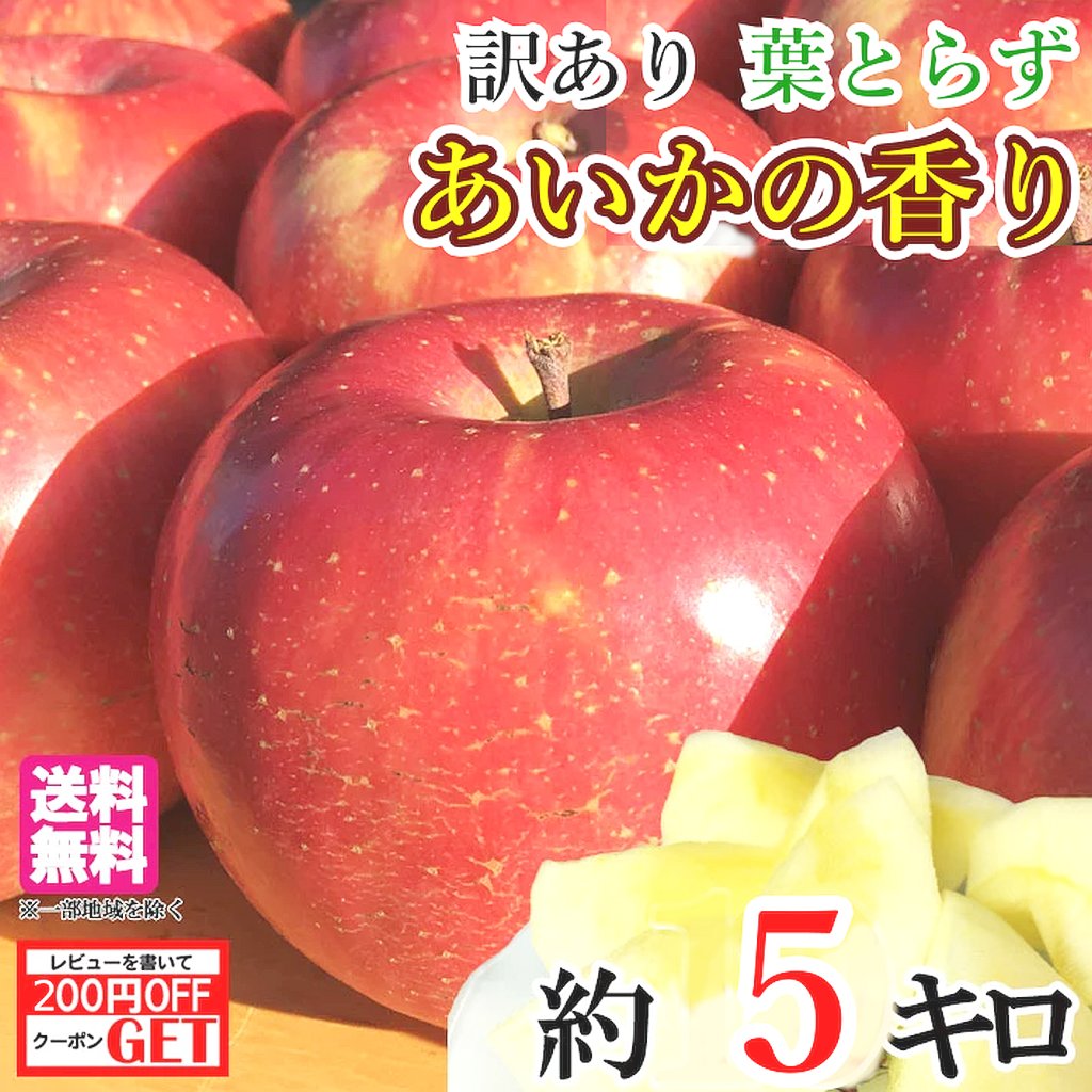 祝開店大放出セール開催中 11月上旬〜中旬 あいかの香り 訳あり りんご 減農薬 5キロ レビューを書いたら200円クーポン qdtek.vn