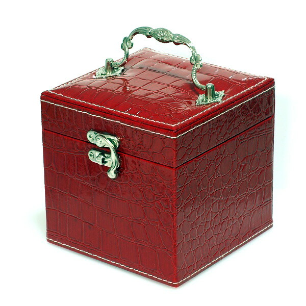 楽天市場】【ジュエリーケース】 [レッド] ベルベット 約170x105x50mm