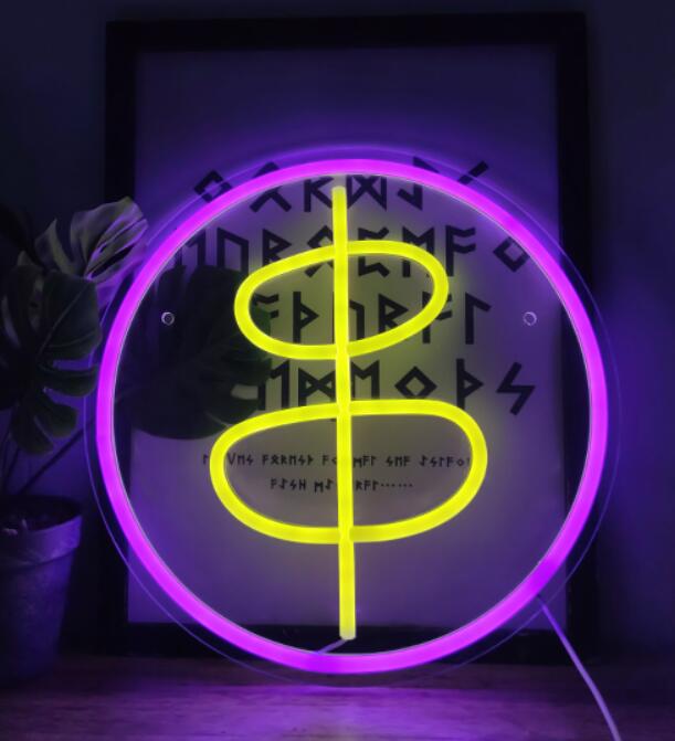 LED ネオン ネオン 串カツ 赤ちょうちん貼り出し   (室内装飾点火装置)