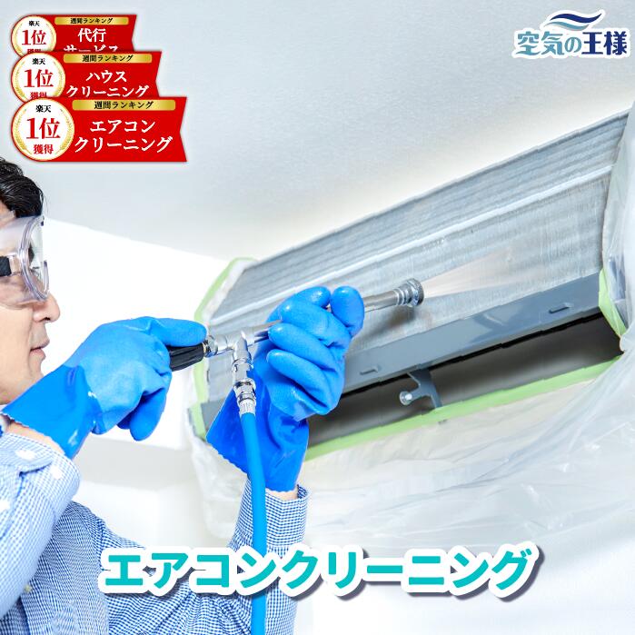 ＼3冠達成★特典付き／ エアコンクリーニング 出張施工 お掃除機能 付き ハウス クリーニング エアコン クリーニング 清掃 掃除 お掃除 家庭用 家庭 おすすめ 女性 カビ 臭い 抗菌 除菌 防臭 空気の王様 【 東京 大阪 愛知 名古屋 神奈川 横浜 福岡 】