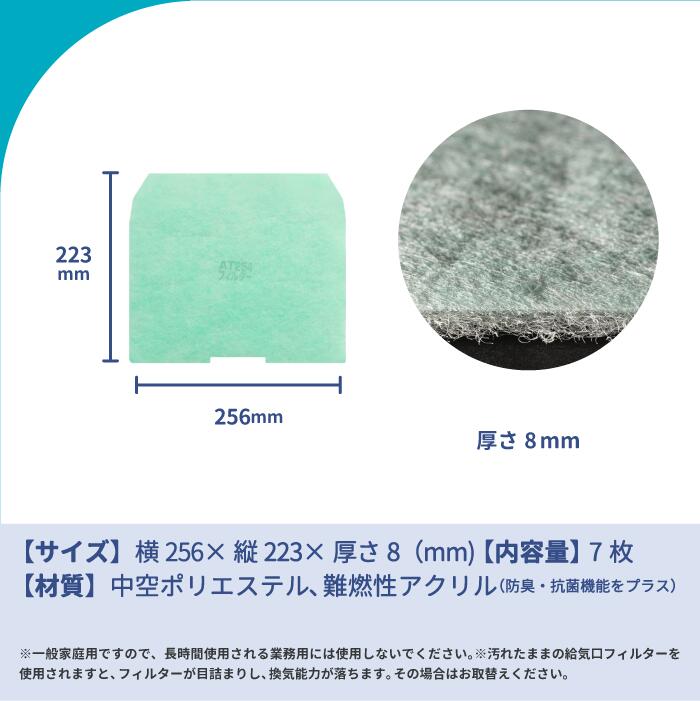 新北九州工業 換気 フィルター 抗菌 消臭 ハウスダスト 花粉 給気口 PM2.5 日本製 貼るだけ ペタッとキャッチ 無地 3枚入 直径2