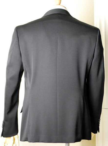 在庫限り】礼服ダブル ウエスト調整付き 黒 未使用 高級 ゆったり E898