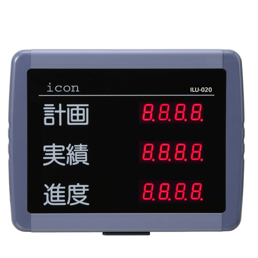 楽天市場】ILU-050-36-P LED表示器 カウンタ 生産管理 アンドン 可動率