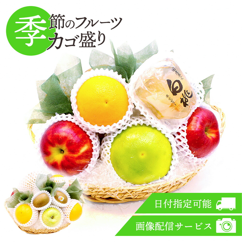 フルーツギフト フルーツ 果物 カゴ盛り かご盛り 籠盛り 盛り合わせ 詰め合わせ 画像配信 セット ギフト 冬の味覚 贈答 プレゼント 贈り物 お祝い 御祝 寒中見舞い 記念日 誕生日 お見舞い お供え 法事 法要 熨斗[フルーツ籠盛りA]