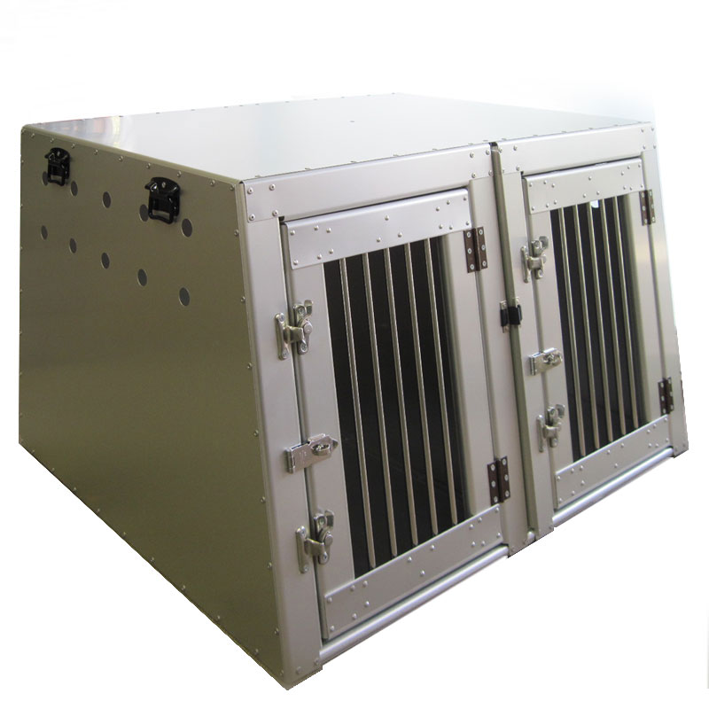 楽天市場】アルミ輸送犬舎 NO.2【幅33×奥行50×高さ40cm】【代引き不可