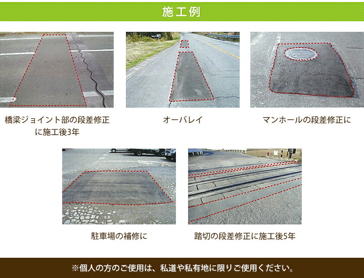 楽天市場 オレンジパッチ 粒サイズ5mm以下 Vocゼロ全天候型舗装補修材 kg入り 道路舗装 アスファルト舗装 道路補修 アスファルト補修 駐車場舗装 駐車場補修 私有道路補修 私有道路舗装 簡単舗装 手軽 国分グリーンファーム