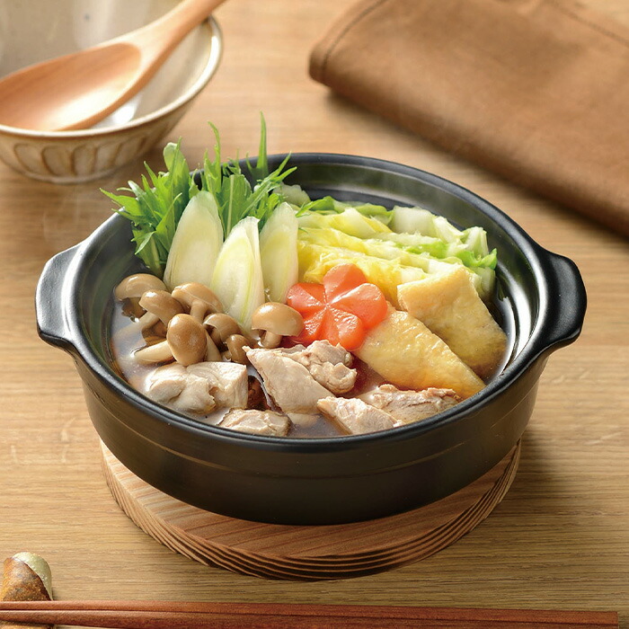 楽天市場】カクセー T-02B 電子レンジ専用陶器 楽炊御膳こぶり鍋 17cm