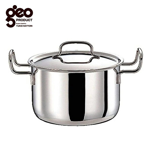 楽天市場】宮崎製作所 ジオプロダクト 両手鍋22cm GEO-22T