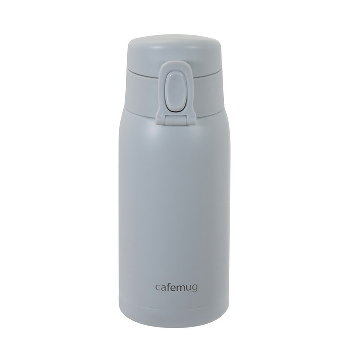 パール金属 HC-541 カフェマググレース 軽量ワンタッチマグ350ml(ペールグレー)