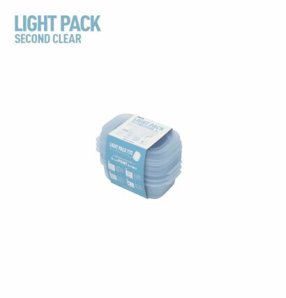 楽天市場】タケヤ ライトパック セカンド クリア 300ml 3P ブルー 電子