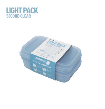 tttさま専用購入品 楽天市場】タケヤ ライトパック セカンド クリア 800ml 2P ブルー 電子