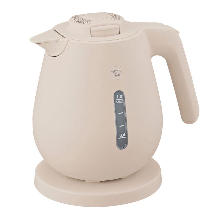 象印 電気ケトル 1.0L ライトベージュ CK-DC10 CM 【ZOJIRUSHI ケトル すぐに 沸く スピード ロック 安全】