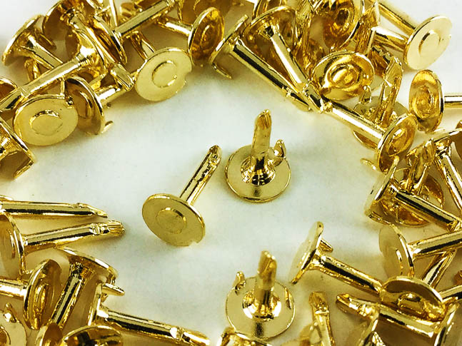 【楽天市場】蝶タック の 針 100個 ゴールド アクセサリーパーツ ハンドメイドパーツ （AP0205）：KKFN