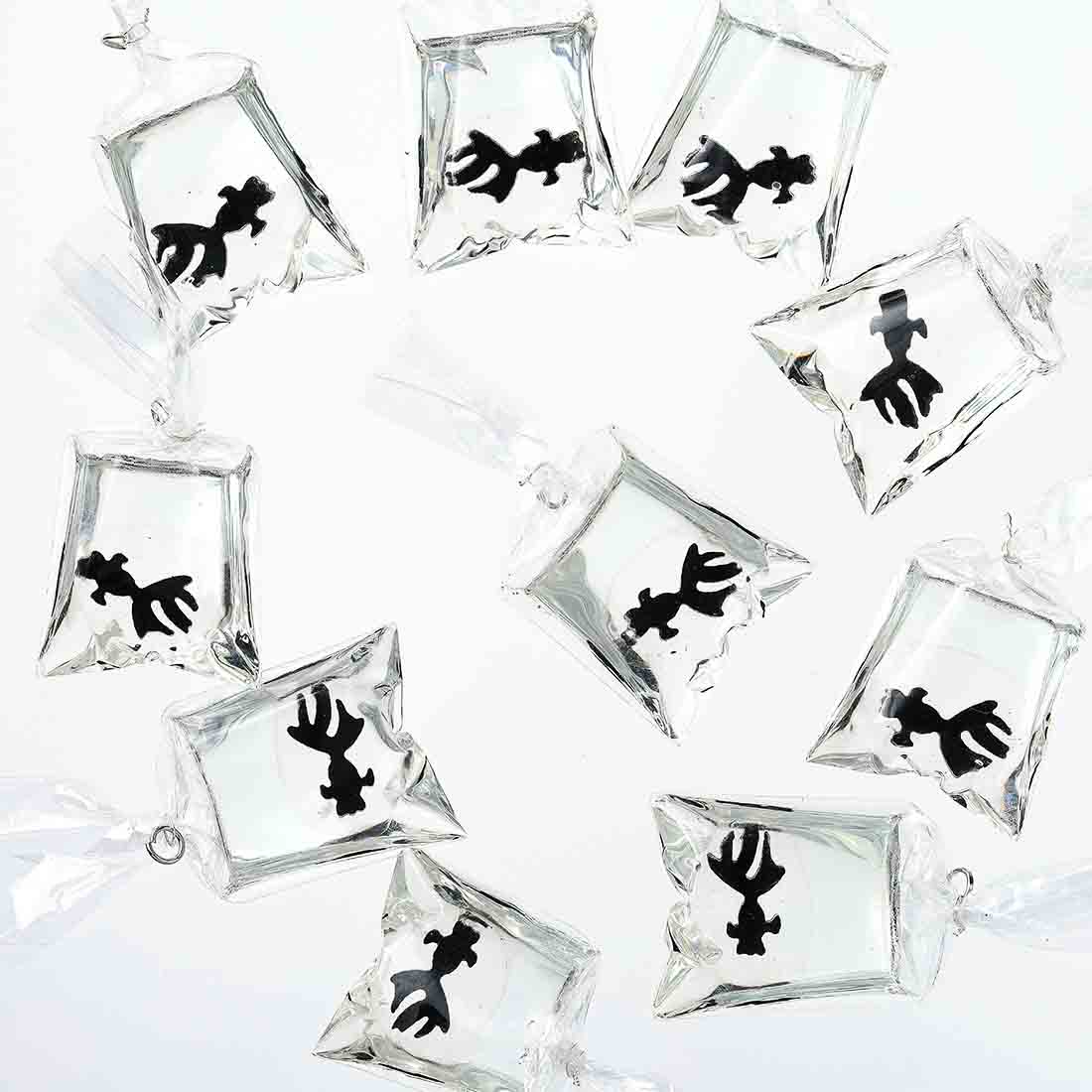 楽天市場】チャーム 金魚 2個 レジン カン付き キーホルダー