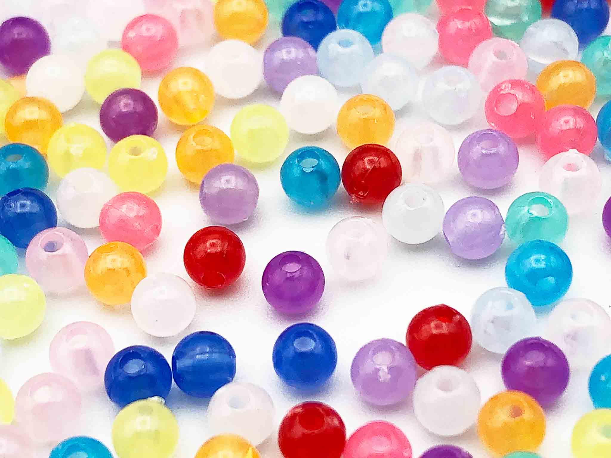 楽天市場】【2点以上まとめ買いで得得】 ビーズ フラワー 混色 20mm