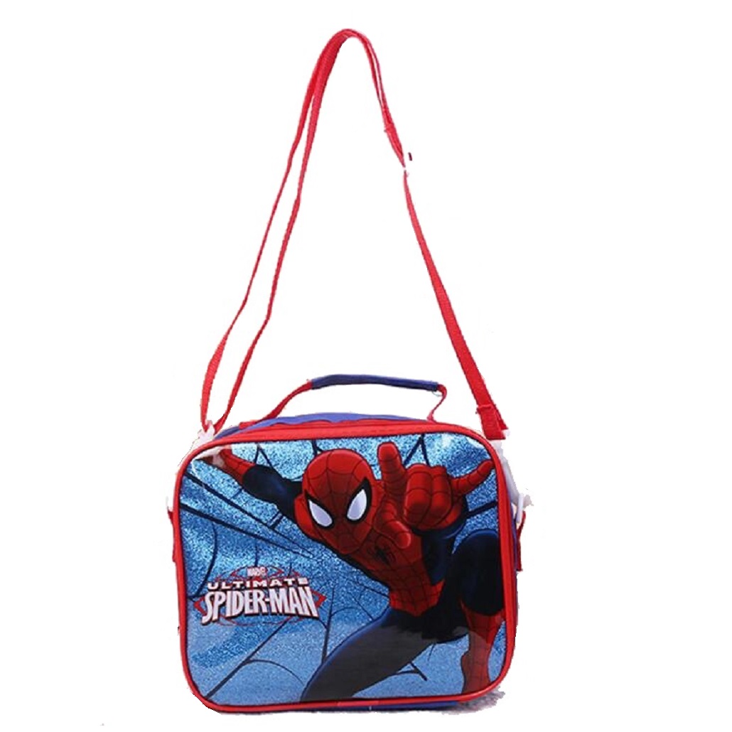 保冷バッグ スパイダーマン カーズ ランチバッグ サコッシュ ショルダーバッグ ポシェット クーラーバッグ お弁当袋 ランチ 弁当袋 保温 保冷 お弁当バッグ 子供 男の子 通勤 通学 学校 フードバック 丈夫 保冷 保温 クーラーバッグ 遠足 ピクニックカジュアル画像