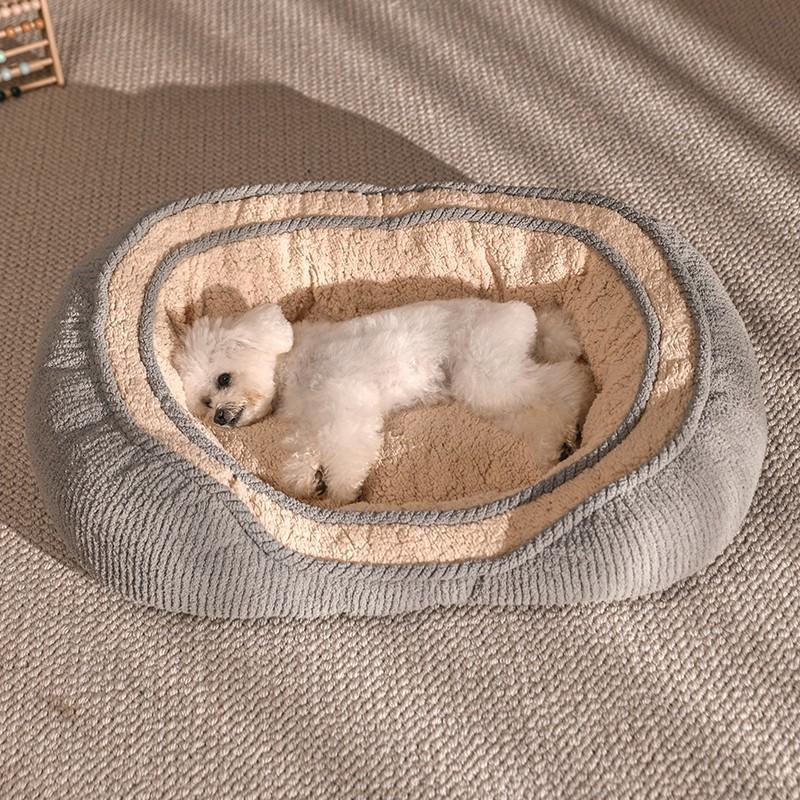 犬 ベッド 冬用 洗える おしゃれ クッション ハウス マット 犬用ベッド 猫 ペット ベッド 小型 中型 暖かい ふわふわ 丈夫 滑り止め お昼寝 防寒 寒さ対策 ふかふか